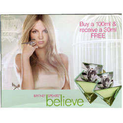 Believe by Britney Spears EDP Spray 100ml + EDP Spray 30ml Combi Pack