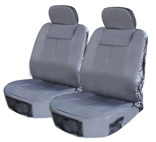 Safari 4 Piece Front Seat Cover Set - Grey