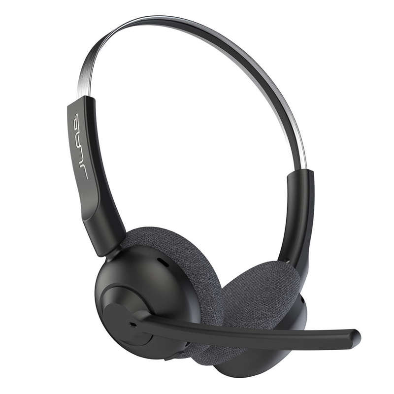Go Work Pop On-Ear Wireless Headset | 50+ Hrs Playtime | Rotating Boom Mic