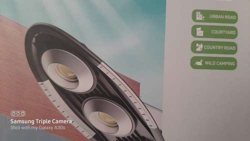 100W Solar Streetlamp motion sensor with remote iP66 6500K