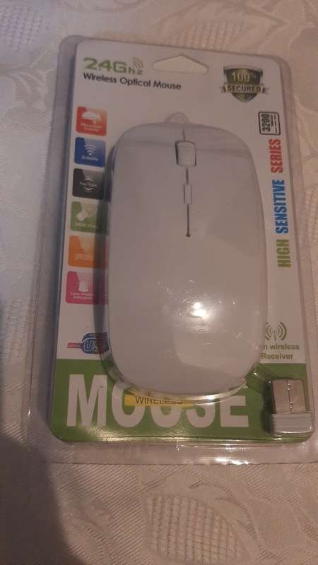 2.4G wireless mouse white