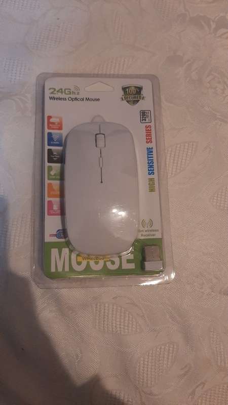 2.4G wireless mouse white