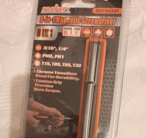 8 in 1 Magnetic Screwdriver chrome vanadium steel