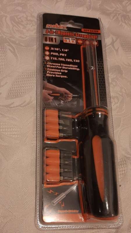 8 in 1 Magnetic Screwdriver chrome vanadium steel