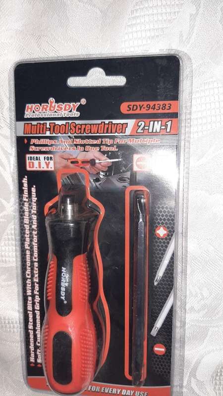 2in1 Multi-tool Screwdriver (Phillips and slotted tip), Takealot price R129