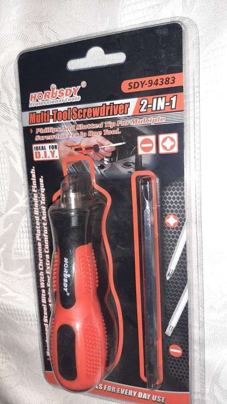 2in1 Multi-tool Screwdriver (Phillips and slotted tip), Takealot price R129