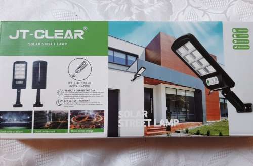 50W Solar Street Lamp, remote, motion sensor, brighter LED chip