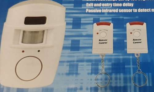 New technology Remote controlled alarm system with 2 remotes 105dB siren