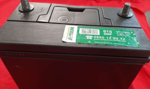 Willard 615 SMF 35Ah 12V 270A class A (used as demo/display only)