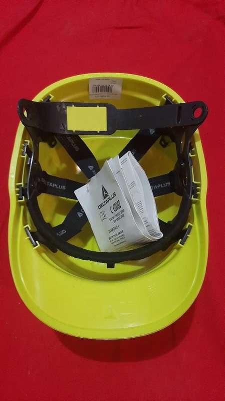 Deltaplus Safety Helmet Diamond V with Reflector- yellow