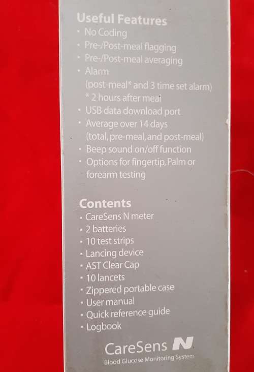 I-sens Caresens N meter blood glucose monitoring systems diabetic testing system