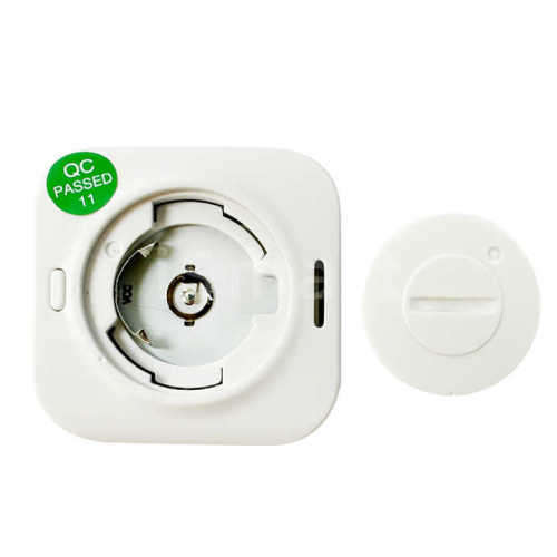 ISMART Thermometer Hygrometer Indoor Room Temperature Gauge with Smiley design, includes battery