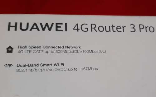 Huawei 4G Router Pro 3, B535, LTE CAT7, in box, with charger, excellent condition