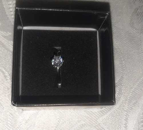 1 Carat Solitaire 6 Prong Engagement Ring Wedding Band Promise Ring