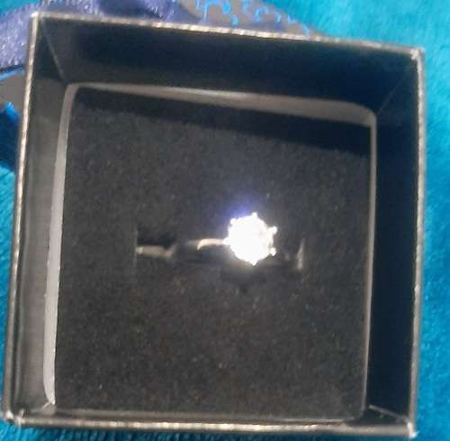 1 Carat Solitaire 6 Prong Engagement Ring Wedding Band Promise Ring