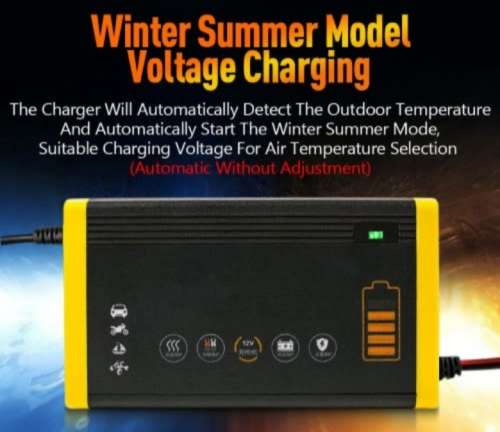 12V 6-10A Intelligent Charging Repair Pulse Type Dual-Mode Battery Charger