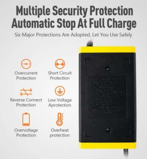12V 6-10A Intelligent Charging Repair Pulse Type Dual-Mode Battery Charger
