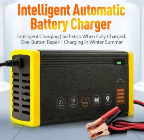 12V 6-10A Intelligent Charging Repair Pulse Type Dual-Mode Battery Charger