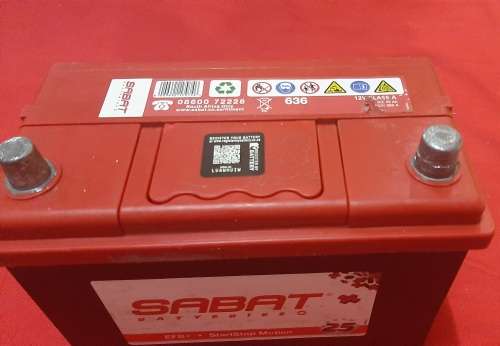 Sabat 636 battery 12V 45Ah 360A Class A (used as demo/display only)