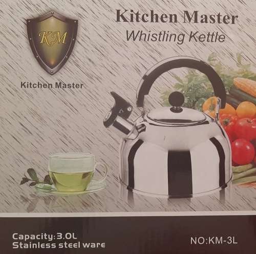 *New Stock* Whistle Kettle, heat resistant knob and handle, Elegant Design