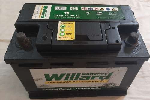 Willard 646 SMF Battery 55Ah 12V (only used as demo/display)