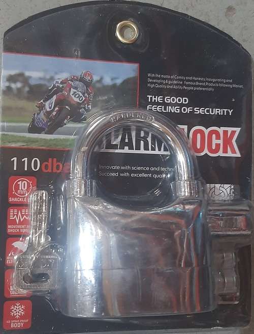 *New* Alarm Lock anti-theft, waterproof, includes 2 sets batteries (please read description)
