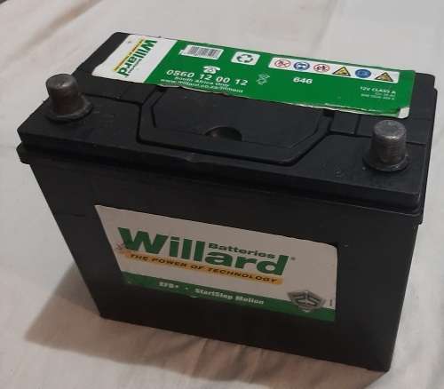Willard 646 Battery 12V 55Ah 400A (used as demo only)