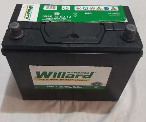 Willard 646 Battery 12V 55Ah 400A (used as demo only)