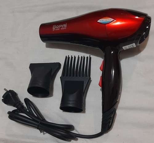 3000W Blue Professional Hairdryer, Light and Perfume, nozzle & finger diffuser, temp&speed setting