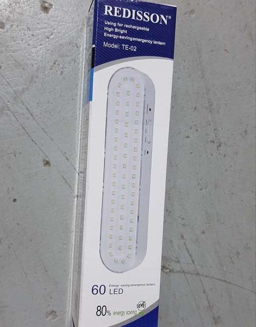Redisson Emergency Light Lantern Rechargeable 60LED, high bright, 80% energy saving