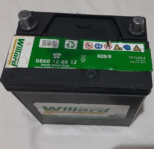 Willard 628/9 Battery 50Ah 390A 12V- used as demo/display battery only