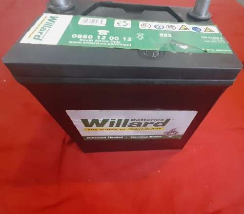 Willard 622 Battery 55Ah 415A 12V- used as demo/display battery only