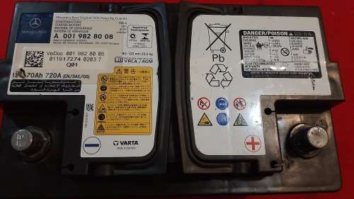 Mercedes Benz 12V Starter battery 70Ah A0019828008