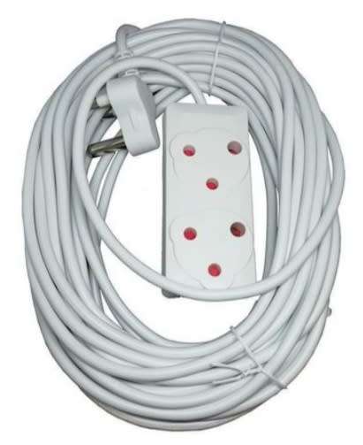 10M extension cord with multiplug, R299 at Builders