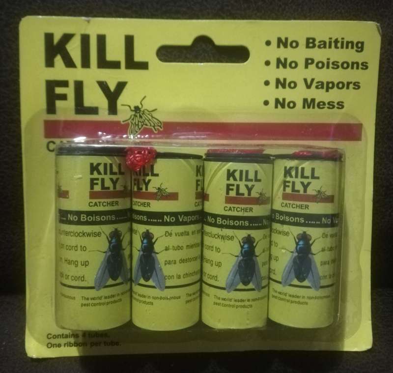 Sticky Ribbon Fly Catcher Traps pack of 4, sells on Takealot for R75