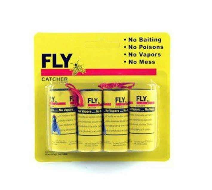 Sticky Ribbon Fly Catcher Traps pack of 4, sells on Takealot for R75