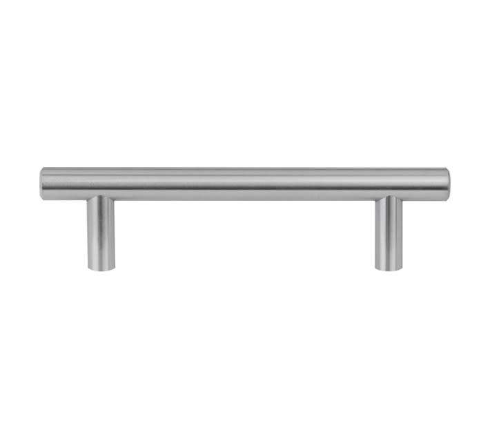 New Stainless Steel T Handle 96x12mm Bar Handle Hollow Stainless Steel includes screws