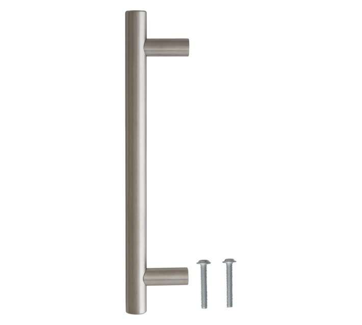New Stainless Steel T Handle 96x12mm Bar Handle Hollow Stainless Steel includes screws