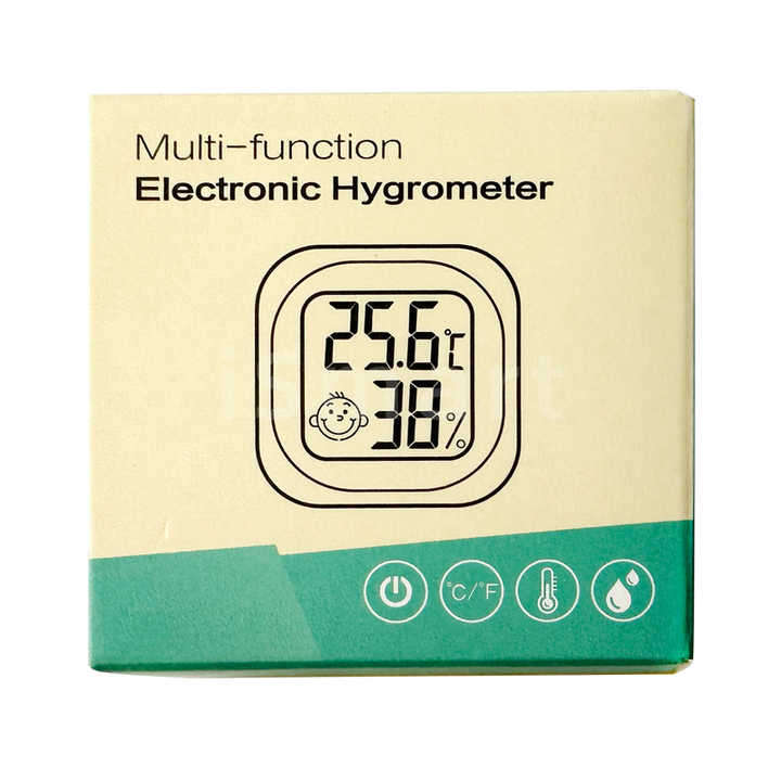 ISMART Mini Thermometer Hygrometer Indoor Thermometer Room Temperature Gauge Monitor Meter with Smil