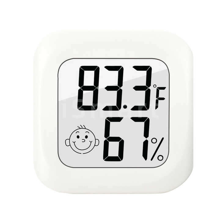 ISMART Mini Thermometer Hygrometer Indoor Thermometer Room Temperature Gauge Monitor Meter with Smil
