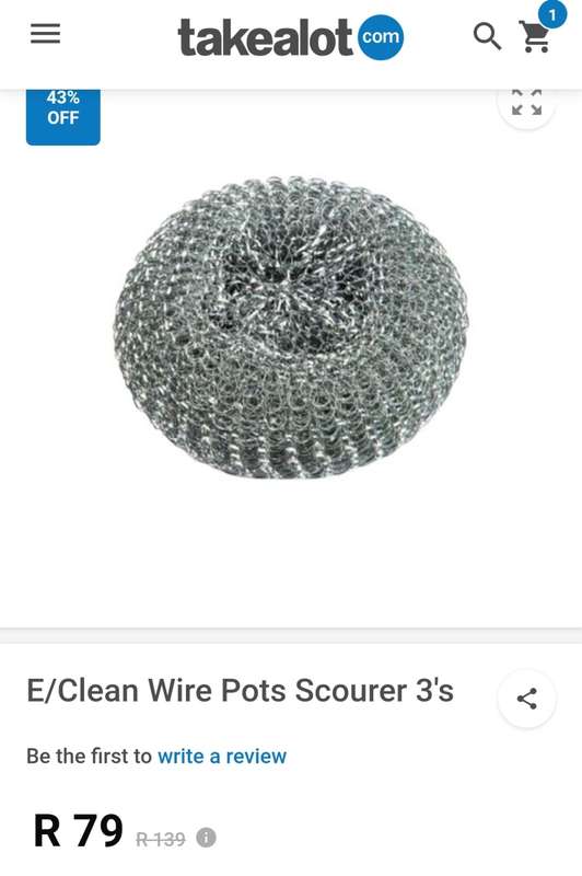 3 Pack Wire Pots Scourer