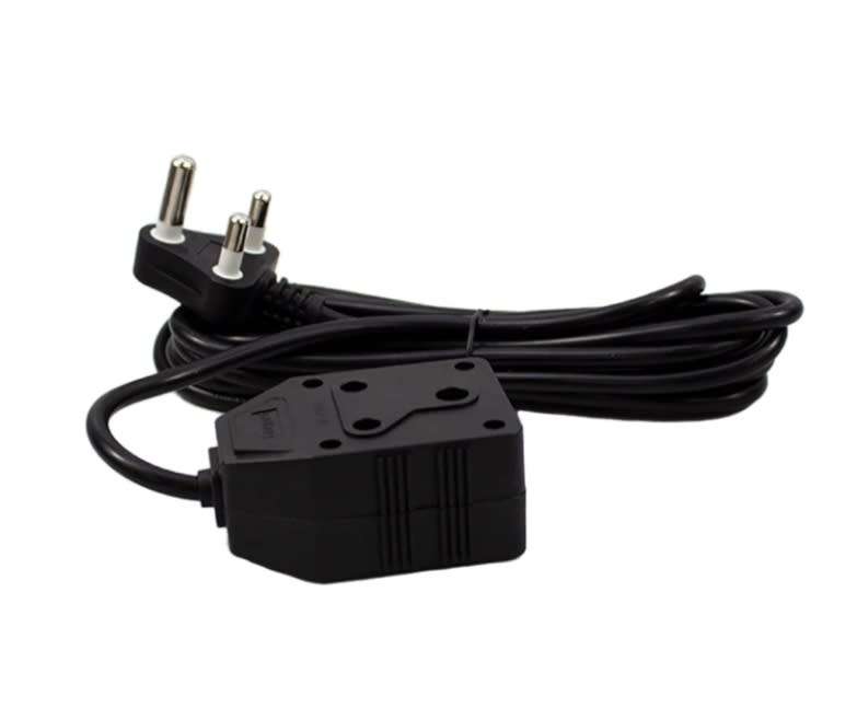 3M Extension cord black, 2Way Socket(Takealot price R121)