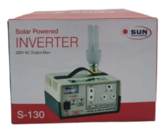 Solar powered inverter, DC to 230V AC, Module: S-130