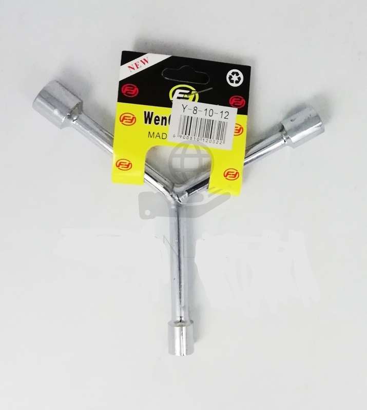 Y-Type Socket Wrench Spanner - 8, 10, and 12mm