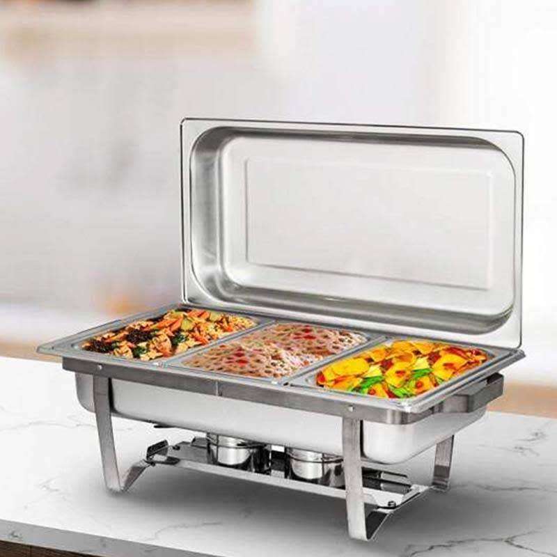 Three Tray Chafing dish, Triple Food Warmer
