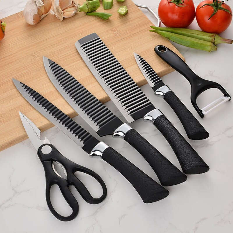 6 Piece Knife Set Kitchen Set Non-stick
