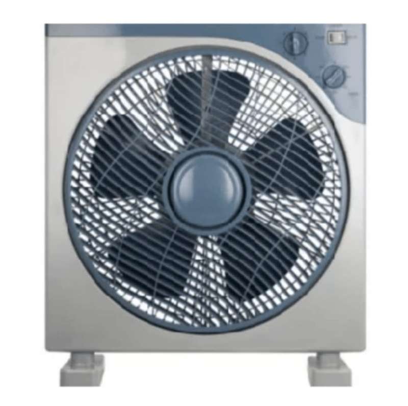 12` Box Fan, Powerful Airflow, 3 Speed Controls, Timer, Whisper Quiet Operation