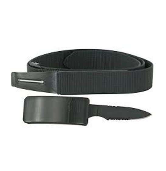 Belt Knife, stainless steel, knife hidden in buckle