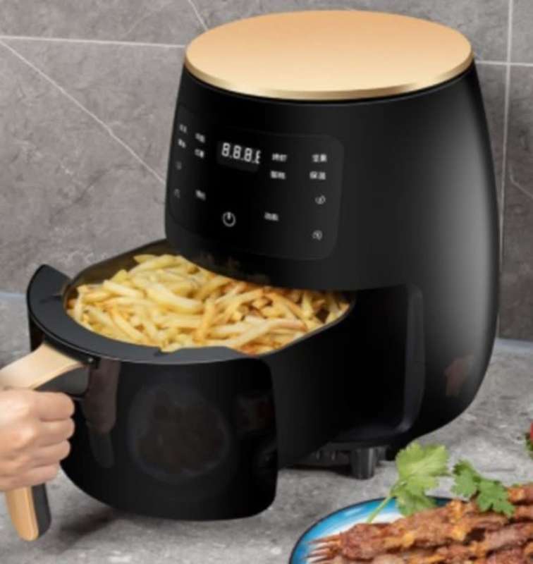 Airfryer Xlarge Capacity, LCD touch and control,  2400watt  6L , German technology, Silver Crest