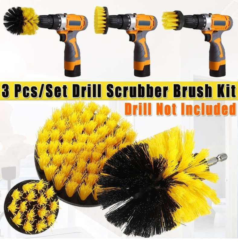 3pc Brush Set for Drill